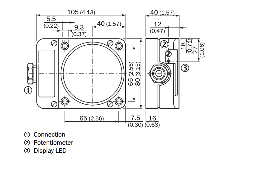 SICK IQ80-60NPP-KK0 Inductive Proximity Sensor