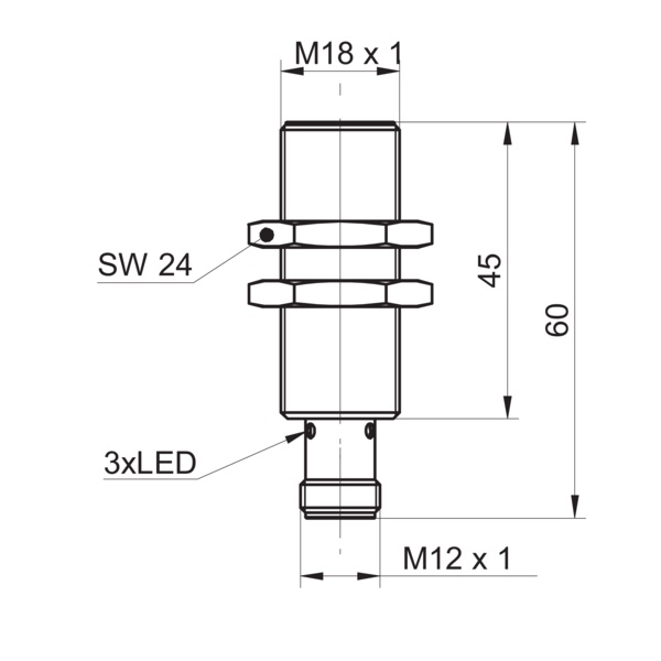 Baumer Inductive Sensor Inductive Sensor Proximity Switch IGYX 18P17B3/S14L