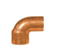 Bright Tube 1/2" Copper Elbow