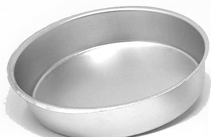 CS aerotherm 127 mm Aluminium Round Cake Mould without Teflon Coating