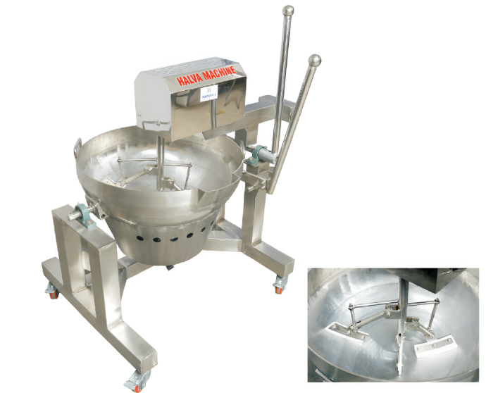 Nirali – 3 Feet Halva Machine with Burner (1.5 HP)
