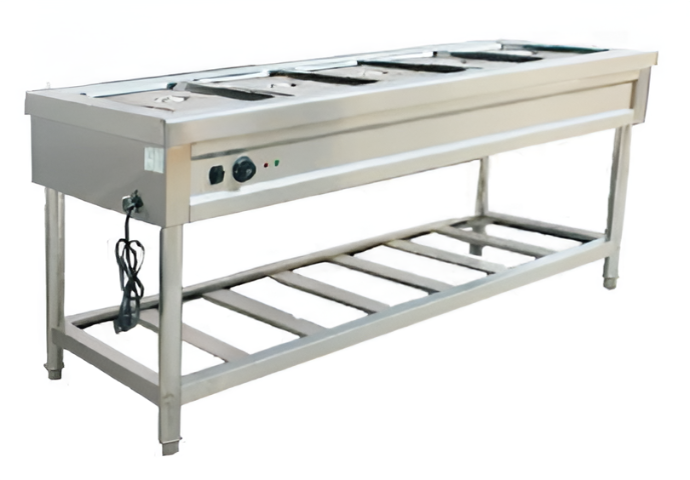 Nirali 8 Bowl With Stand S. S. Bain Mare