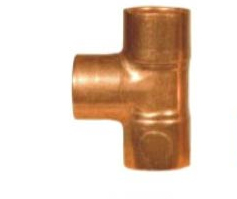 [CTEE-1/2"] Bright Tube 1/2" Copper Tee