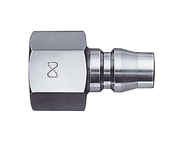 [20PF-STEEL] Nitto Kohki 20PF-STEEL 1/4" Plug Hi Coupler