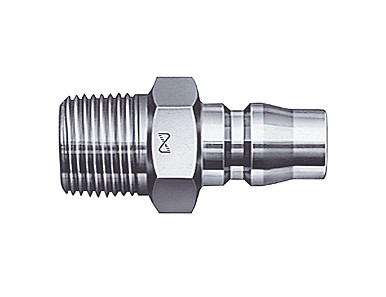 [20PM-STEEL] Nitto Kohki 20PM-STEEL 1/4" Plug Hi Coupler