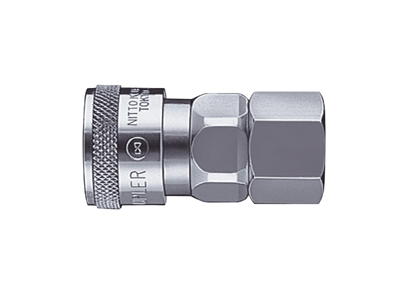 [40SF-STEEL] Nitto Kohki 40SF-STEEL FKM 1/2" Socket Hi Coupler