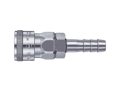 [40SH-STEEL] Nitto Kohki 40SH-STEEL FKM 1/2" Hose Nipple Hi Coupler