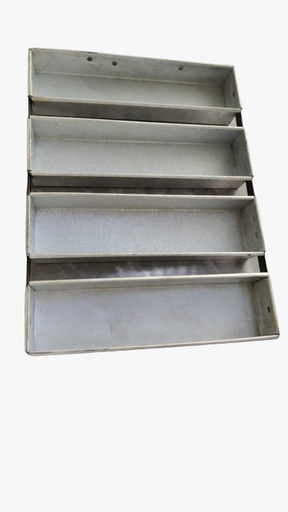 [400x300x50RM] CS aerotherm 1 x 4 Fabricated Rusk Mould