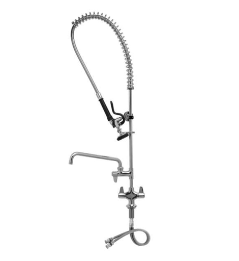 [5PR-2S12] T&S 5PR-2S12 Pre Rinse Single Hole Base Add On Faucet