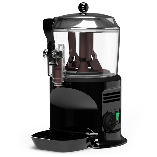 [UGOLINI Delice 5 Ltr Black] UGOLINI Delice 5 Ltr Black - 5 Liter x 1 Jar Hot Chocolate Dispenser