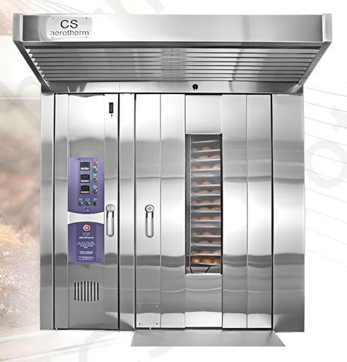 [B-700G3ANG] B-700 (G3ANG) Analog Gas Rotary Rack Oven Single trolley Gas Oven Model B-700 - Dimension- 54"(w) x 40"(D) x 87"(H), Tray Size : 18"x18",Connected Load:1.5KW