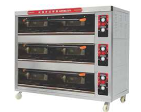 [RB-390G] Indulge  RB-390G GAS THREE DECK NINE TRAY BAKING OVEN