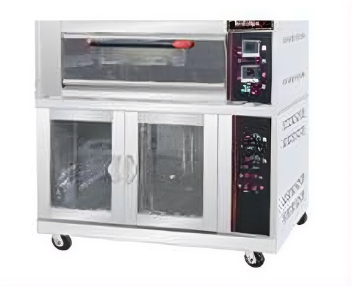 [RB-120G+10TFE] Indulge  RB-120G+10TFE GAS ONE DECK OVEN WITH 10 TRAY PROOFER