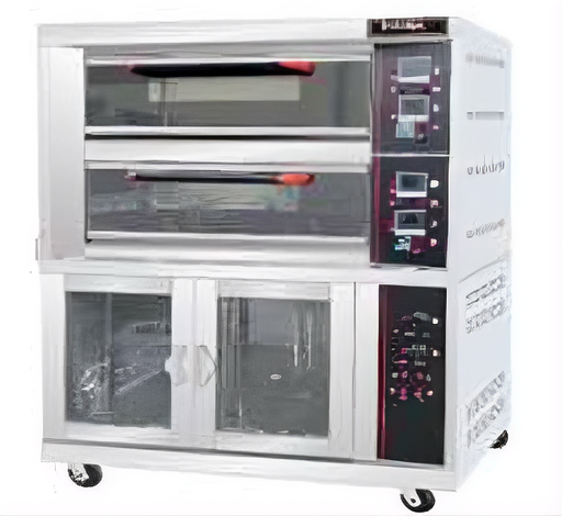 [RB-240G+10TFE] Indulge  RB-240G+10TFE GAS TWO DECK OVEN WITH 10 TRAY PROOFER