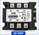  PWR-DC to AC 480-40-3P Three-Phase SSR  40 Amp (Solid State Relay)