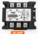 PWR-DC to AC 480-90-3P Three-Phase SSR 90 Amp (Solid State Relay)