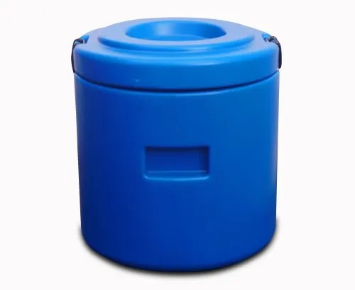 [Isothermal9Ltr] Solid Blue Isothermal Container Round, For Food Storage, Size: 9 Ltr
