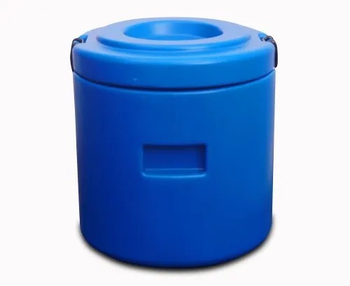 [Isothermal 15Ltr] Solid Blue Isothermal Container Round, For Food Storage, Size: 15 Ltr
